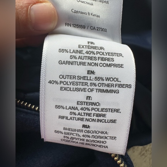 Soia & Kyo Woman’s Hooded Mixed Media Cost With Inner Puffer Bib And Sleeves - Picture 10 of 11